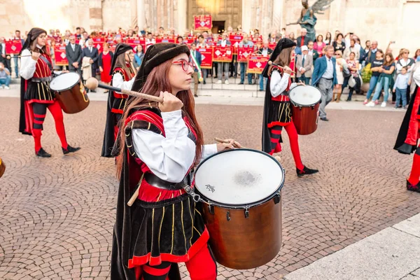 2018 베로나 이탈리아 유럽의 축제에서 — 스톡 사진