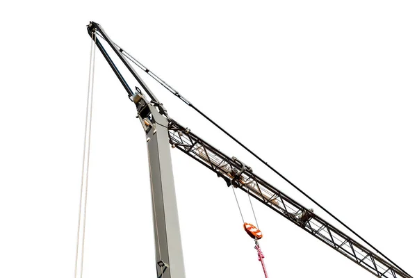 Close View Modern Small Construction Crane — Stock Photo, Image