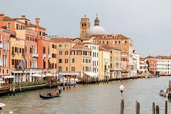 2018 Október Velence Olaszország Víz Forgalom Gondolák Hajók Grand Canal — Stock Fotó