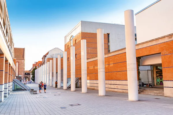 04 agosto 2019, Nuremberg, Alemania: La famosa calle de Nuremberg dedicada a los derechos humanos universales — Foto de Stock