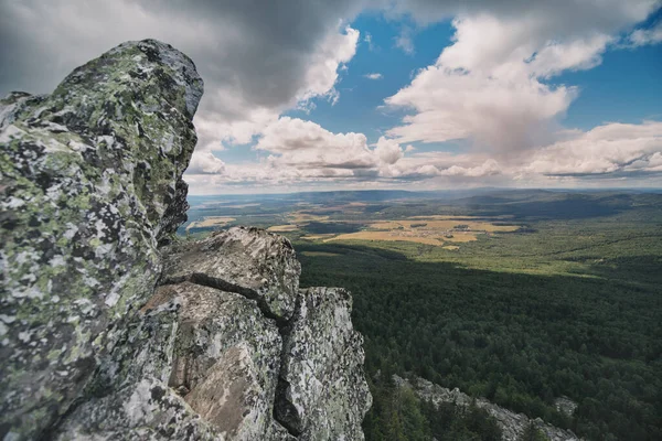 Panoramatická Krajina Skalnatého Pohoří Divokých Horách Krajina Národního Parku — Stock fotografie