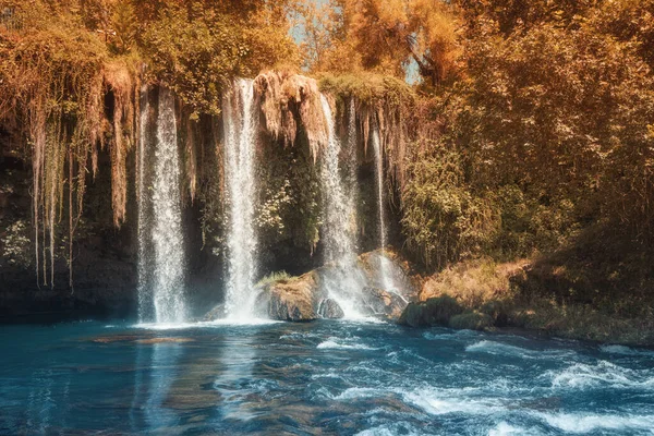 Der Obere Dyuden Wasserfall Ist Ein Einzigartiges Naturwunder Unweit Des — Stockfoto