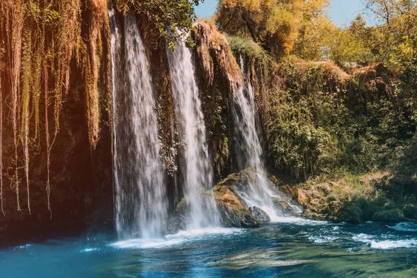 Cascada Superior Dyuden Una Maravilla Natural Única Muy Lejos Del — Foto de Stock