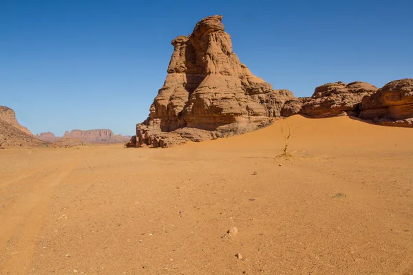 Amazing Rock Formation Tadrart Rouge Tassili Najjer National Park Algeria — Stock Photo, Image