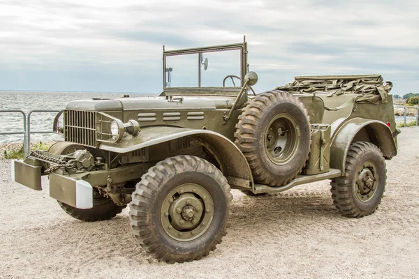 Amerikaanse Militaire Voertuig Dodge Commando Gebruikt Tweede Wereldoorlog — Stockfoto