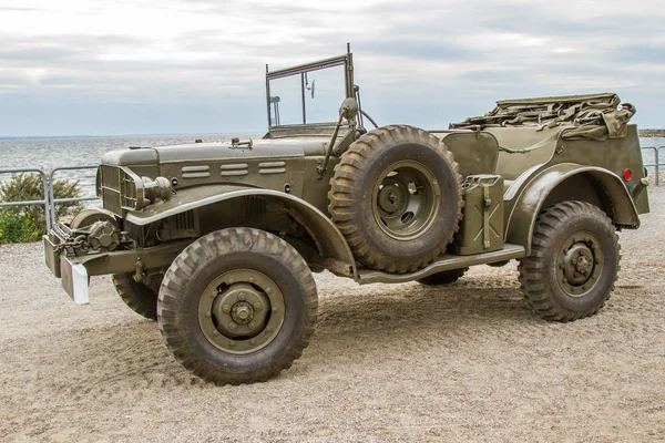 Американський Військовий Транспортний Засіб Dodge Команда Використовується Другій Світовій Війні — стокове фото