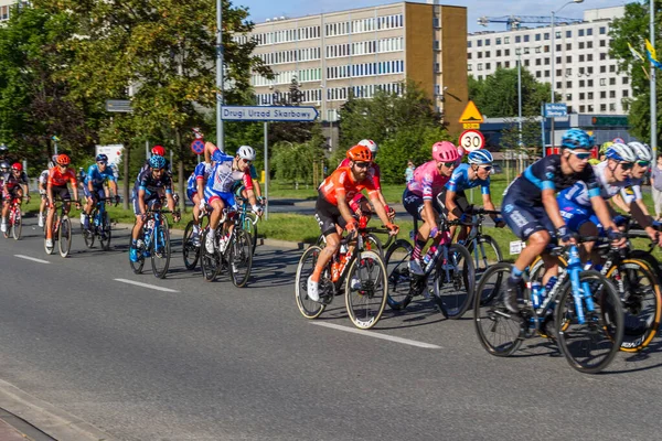 Katowice Poland August 2020 First Stage Tour Pologne Uci World — Stock Photo, Image