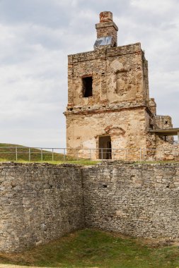 Ruins of the 17th-century Krzyztopor palace residence. Tower. Ujazd, Opatw, Switokrzyskie Province, Poland