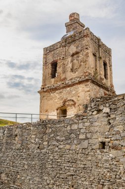 Ruins of the 17th-century Krzyztopor palace residence. Tower. Ujazd, Opatw, Switokrzyskie Province, Poland