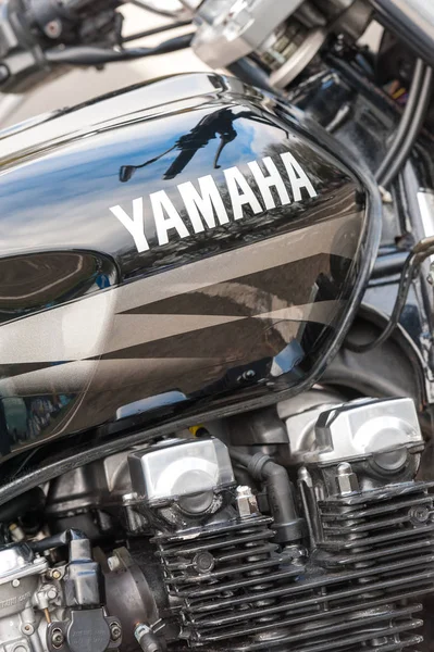 Yamaha motocicleta close-up — Fotografia de Stock