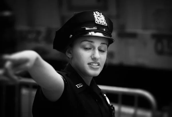 New York Usa Sep 2017 Polizeibeamte Die Ihren Dienst Auf — Stockfoto