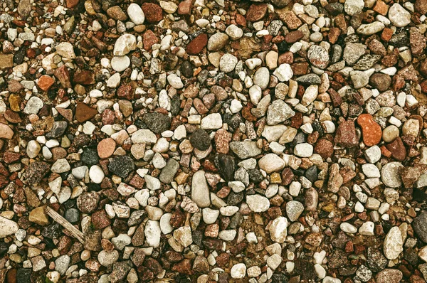 Different Colored Rocks Pebbles Beach Various Colors Textures — Stock Photo, Image