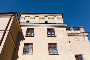 Lublin, Polonya - 27 Temmuz 2018: Sokakları ve mimari Lublin eski şehir. Lublin Polonya'dokuzuncu büyük şehridir.