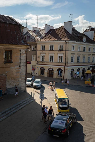 Λούμπλιν Πολωνία Ιουλίου 2018 Στους Δρόμους Και Αρχιτεκτονική Από Την — Φωτογραφία Αρχείου