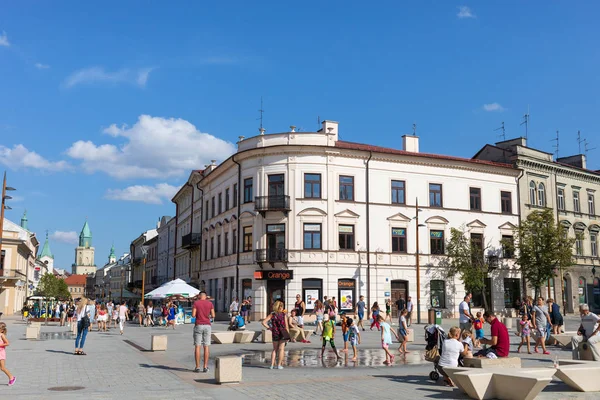 Lublin Polonya Temmuz 2018 Sokakları Mimari Lublin Eski Şehir Lublin — Stok fotoğraf