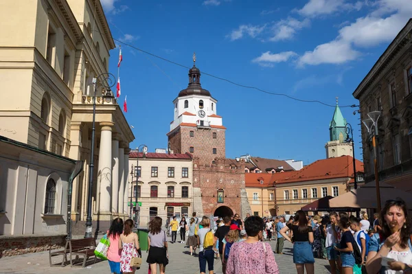 Lublin Polen Jul 2018 Straßen Und Architektur Der Altstadt Lublin — Stockfoto