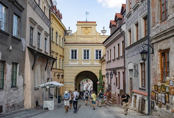 Lublin Polska Lipca 2018 Ulice Architektura Starego Miasta Lublinie Lublin — Zdjęcie stockowe