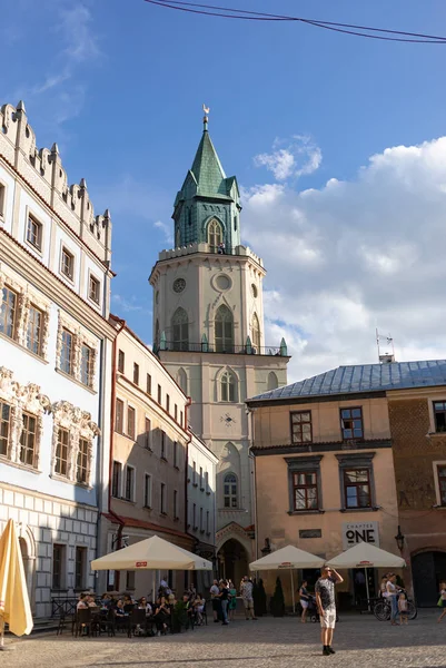 Lublin Polonia Julio 2018 Calles Arquitectura Ciudad Vieja Lublin Lublin — Foto de Stock