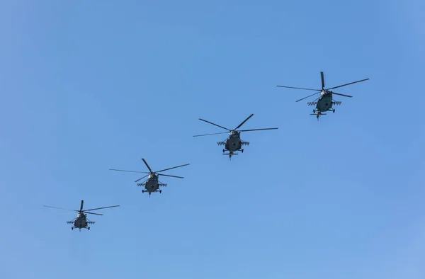 Kiev Ucrânia Agosto 2018 Desfile Militar Kiev Aviação Transporte Militar — Fotografia de Stock