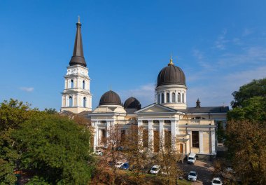 Odessa, Ukrayna - 09.09.2018. Odessa, Ukrayna, Europe kurtarıcıları başkalaşım Ortodoks Katedrali