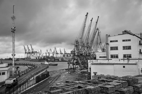 Odessa Ukraine September 2018 Marine Industrial Commercial Port Industriezone Von — Stockfoto