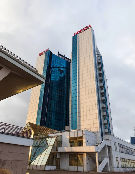 Odessa Ukraina Sep 2018 Odessas Hotel Passagerarhamnen Vid Svarta Havet — Stockfoto