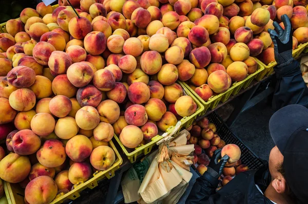 New York Usa Sep 2018 Manhattan Street Scene Food Market — Stock Photo, Image