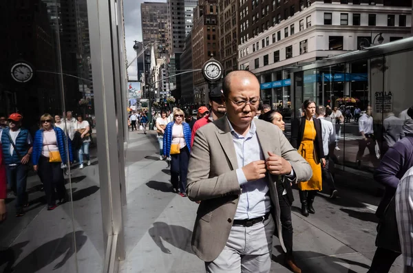 Nueva York Septiembre 2018 Nueva York Los Neoyorquinos Escena Callejera —  Fotos de Stock