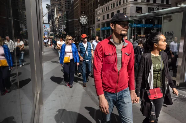 Nueva York Septiembre 2018 Nueva York Los Neoyorquinos Escena Callejera —  Fotos de Stock