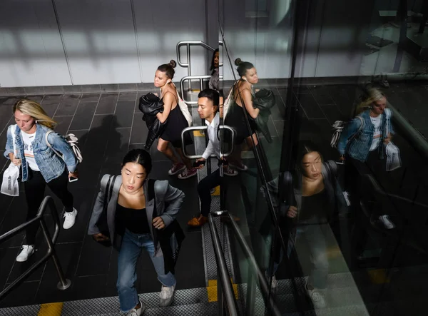 Nova York Eua Setembro 2018 New York New Yorkers Metro — Fotografia de Stock
