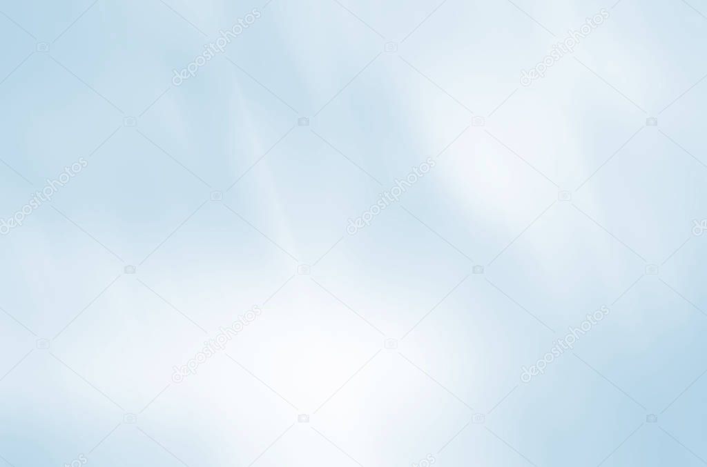 Blurred abstract natural background with clouds in light blue tonality with copy space
