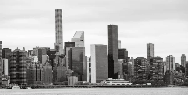 Nueva York Mayo 2016 Vista Blanco Negro Del Horizonte Midtown —  Fotos de Stock