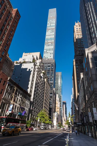 Nueva York Estados Unidos Septiembre 2017 Manhattan Street Scene Avenida —  Fotos de Stock