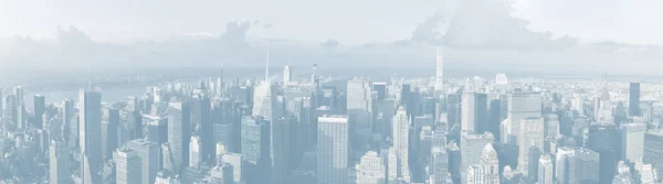 Нью Йорк Сша Вересня 2017 Вулиць Дахів Манхеттена Панорамні Зображення — стокове фото