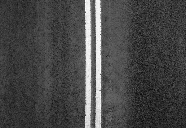 Black White Road Markings Asphalt Street Manhattan New York City — Stock Photo, Image