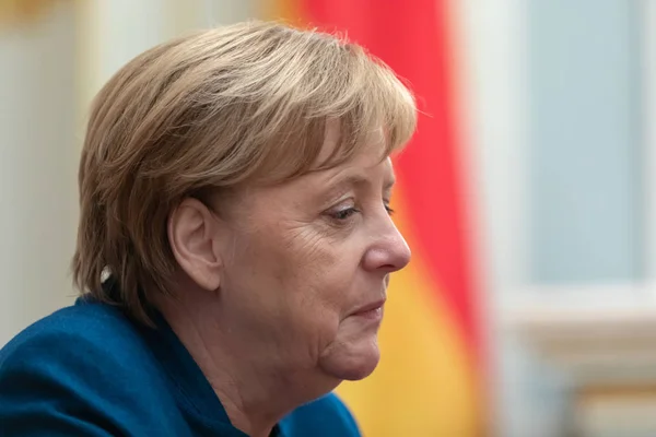 Kiev Ukraine Nov 2018 Chanceler Federal República Federal Alemanha Angela — Fotografia de Stock