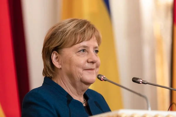 Киев Украина Ноября 2018 Года Федеральный Канцлер Фрг Ангела Меркель — стоковое фото