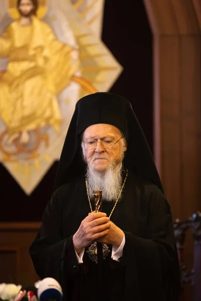 Istambul Turquia Novembro 2018 Patriarcado Ecumênico Sua Santidade Patriarca Ecumênico — Fotografia de Stock