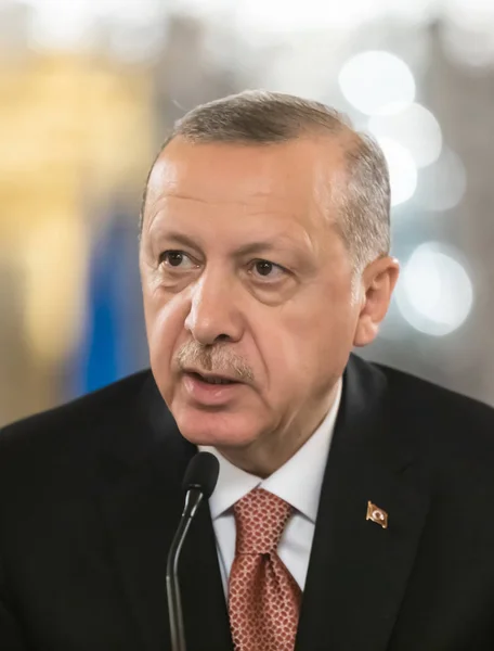 Istanbul Turkije Nov 2018 Turkse President Recep Tayyip Erdogan Tijdens — Stockfoto