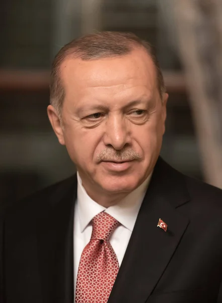 Istanbul Turkije Nov 2018 Turkse President Recep Tayyip Erdogan Tijdens — Stockfoto