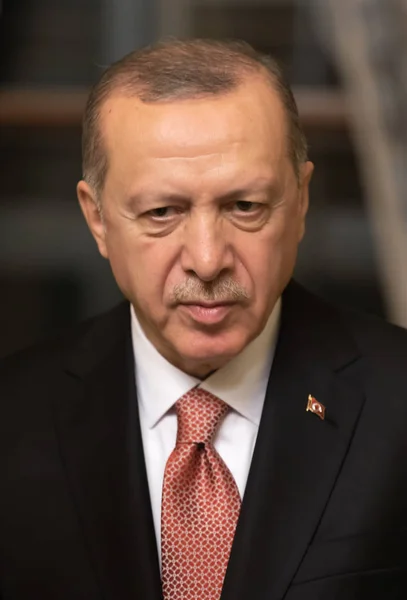 Istanbul Turkije Nov 2018 Turkse President Recep Tayyip Erdogan Tijdens — Stockfoto