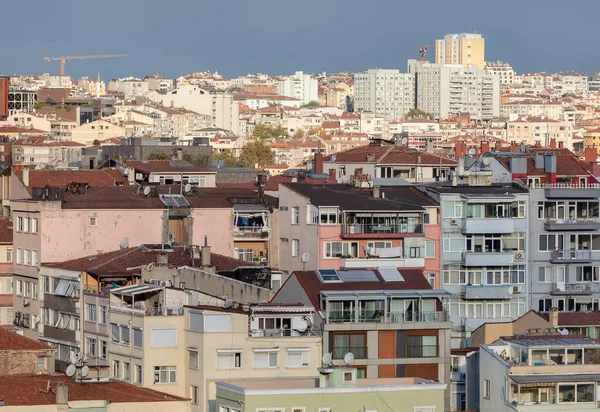 Istambul Turquia Novembro 2018 Ruas Biuldings Telhados Istambul Vista Urbana — Fotografia de Stock