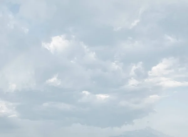 Fundo Céu Natural Com Nuvens Tonalidade Clara Imagem Natureza Abstrata — Fotografia de Stock