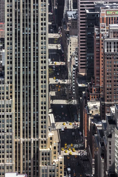 Usa 2016年4月30日 从帝国大厦顶部看纽约市第五大道 鸟眼景观 — 图库照片