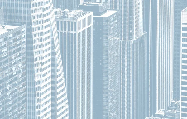 New York Usa Apr 2016 Bilden New York City Skyskrapor — Stockfoto