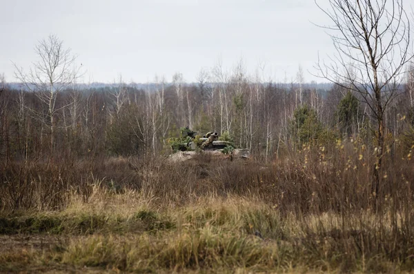 Zhytomyr Reg Ucraina Novembre 2018 Addestramento Combattimento Presso Centro Addestramento — Foto Stock