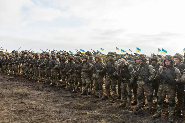 Zhytomyr Reg Ukraina Listopada 2018 Combat Szkolenie Centrum Szkolenia Wojsk — Zdjęcie stockowe