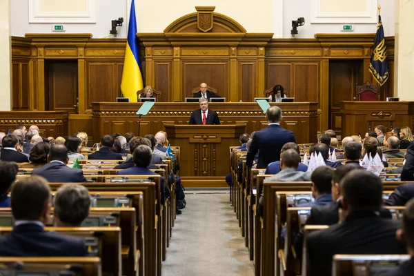 Presidente de Ucrania Petro Poroshenko — Foto de Stock