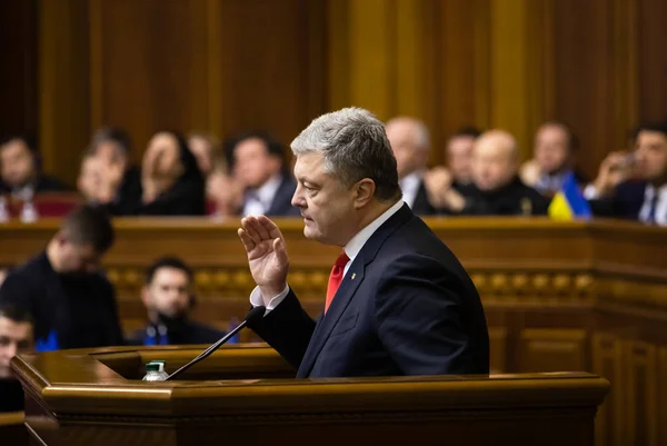 ウクライナ石油 poroshenko の大統領 — ストック写真