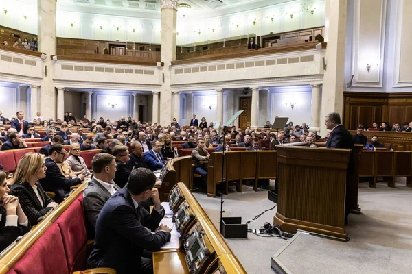 ウクライナ石油 poroshenko の大統領 — ストック写真